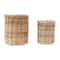 Hello Honey® Natural Hand-Woven Wicker Basket Set
